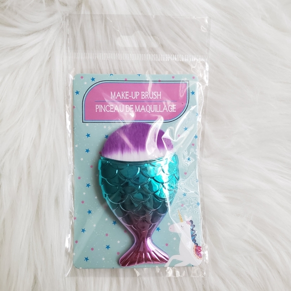 NWT Mermaid Unicorn Makeup Brush Set 3 pc - Picture 4 of 6